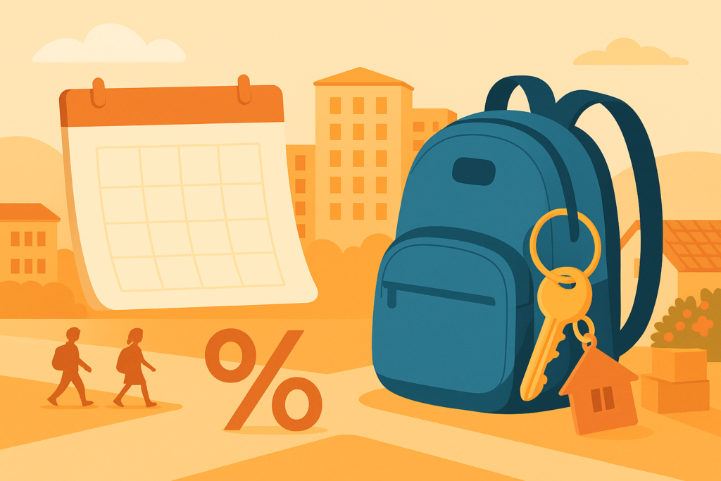 הריבית תקועה – ופתיחת שנת הלימודים ממש כאן מיומנו של מחפשי דירה