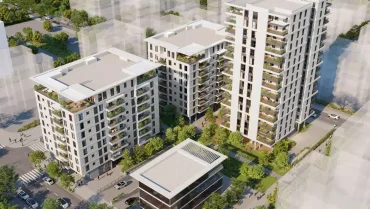 פינוי-בינוי ברחוב ששת הימים בכפר סבא מתחם ששת הימים // הדמייה: ארכ אפקט